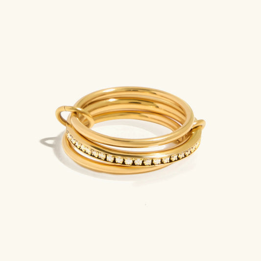 [Royal Vicky]Divine Diamond Ring Stack