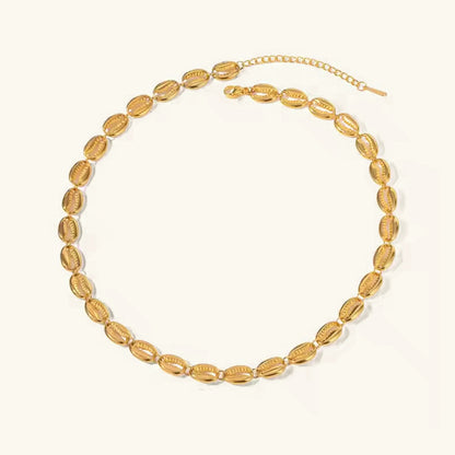 [Royal Vicky]Pacifica Gold Seashell Necklace