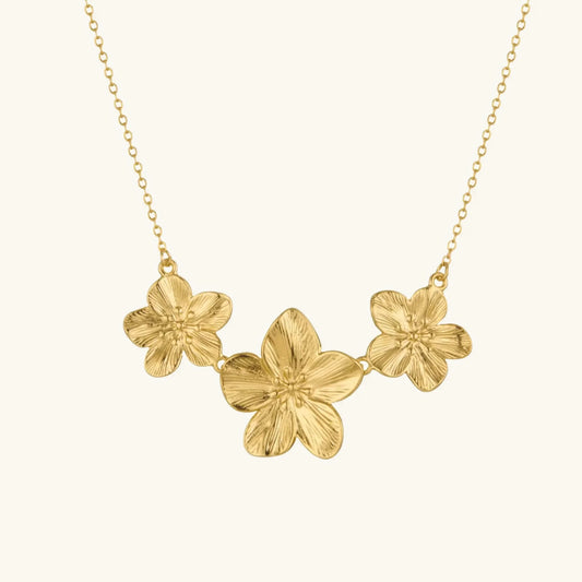 [Royal Vicky]Millie Gold Flower Necklace