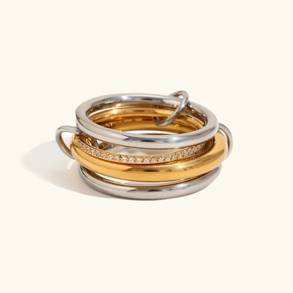 [Royal Vicky]Stella Diamond Ring Stack