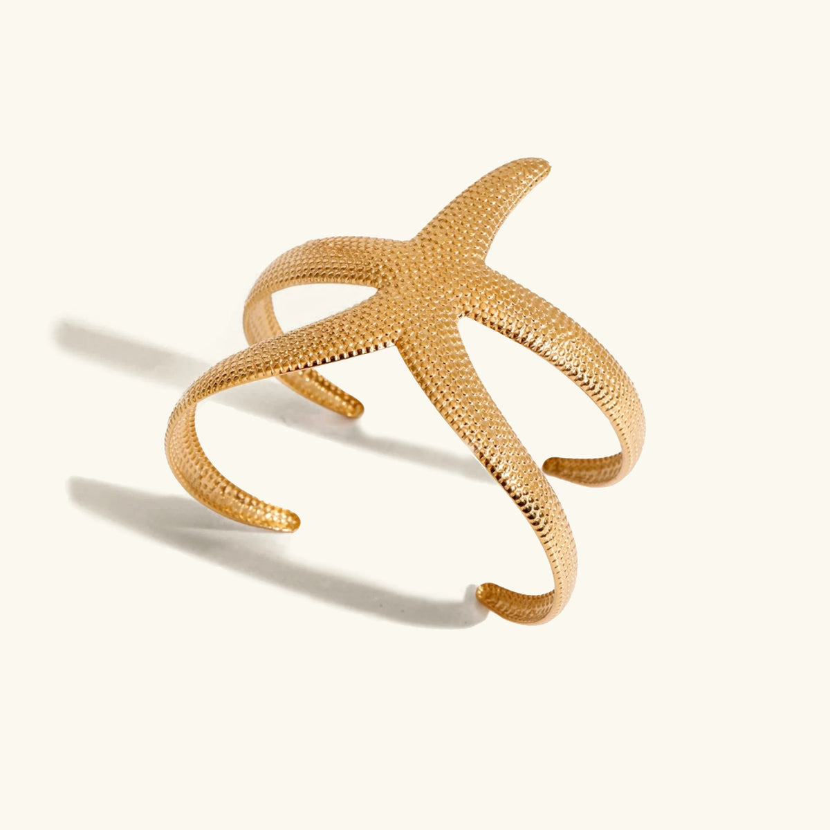 {"[Royal&Vicky]Annika Gold Starfish Cuff"}