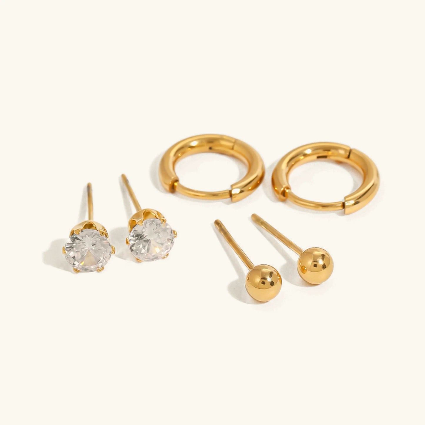 [Royal Vicky]Megan Diamond Earring Bundle
