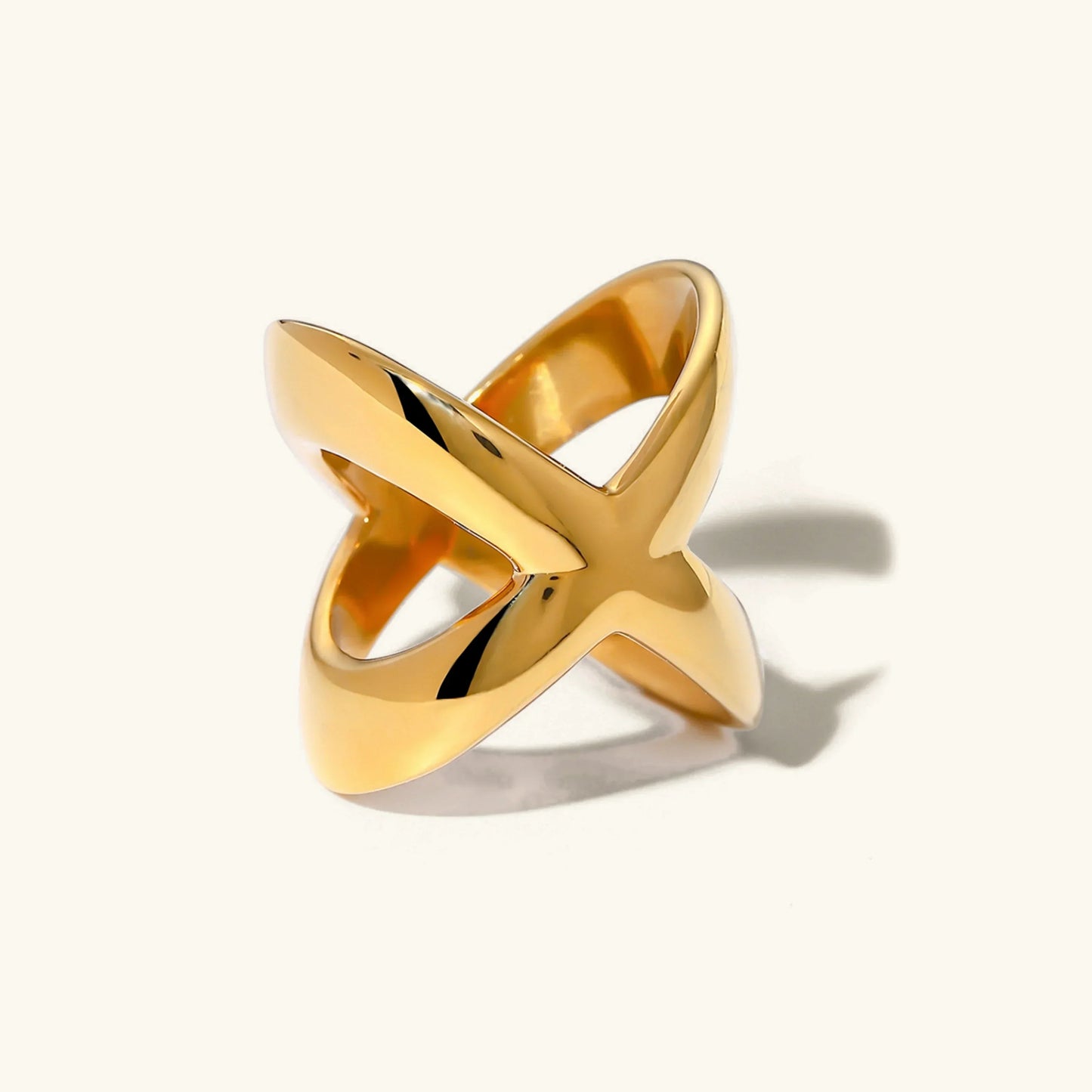 [Royal Vicky]Carolyn Gold Cross Ring