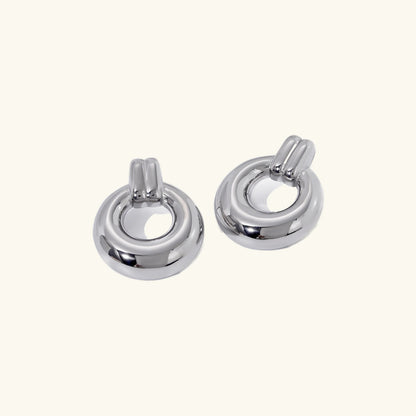 [Royal Vicky]Lillian Silver Earrings