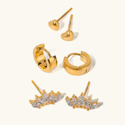 [Royal Vicky]Lyanna Diamond Earring Bundle