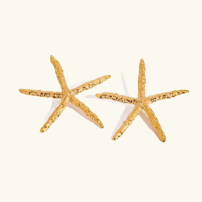 [Royal Vicky]Claudia Gold Starfish Earrings