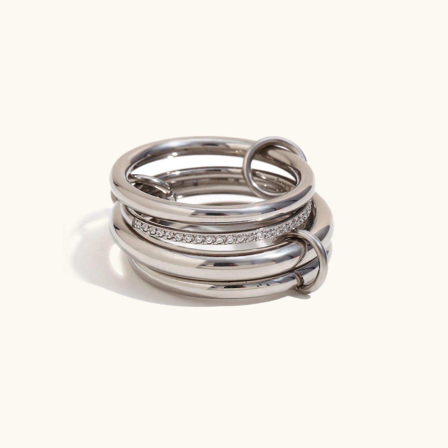 [Royal Vicky]Emmanuelle Diamond Ring Stack