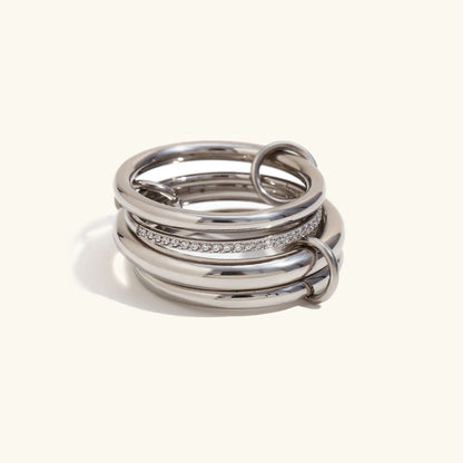 [Royal Vicky]Emmanuelle Diamond Ring Stack