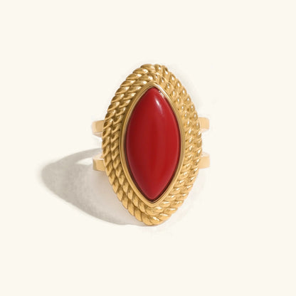 [Royal Vicky]Heidi Marquise Gold Ring