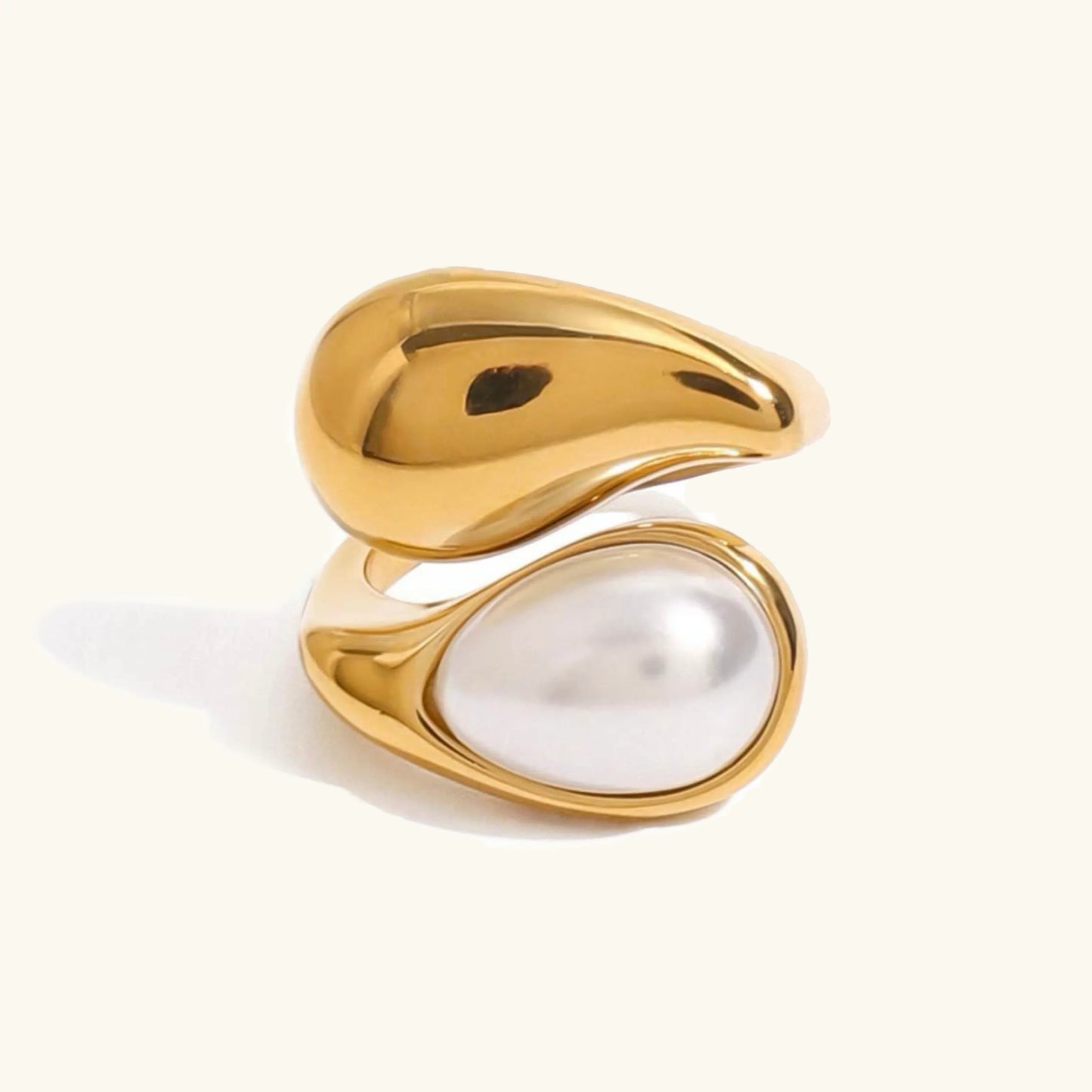 [Royal Vicky]Mara Amber Pearl Ring