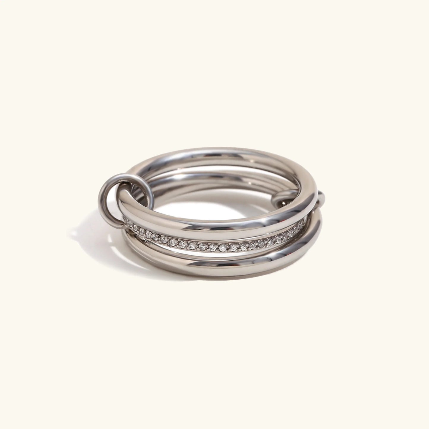 [Royal Vicky]Evadne Diamond Ring Stack