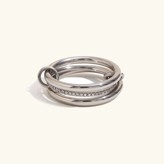 [Royal Vicky]Evadne Diamond Ring Stack