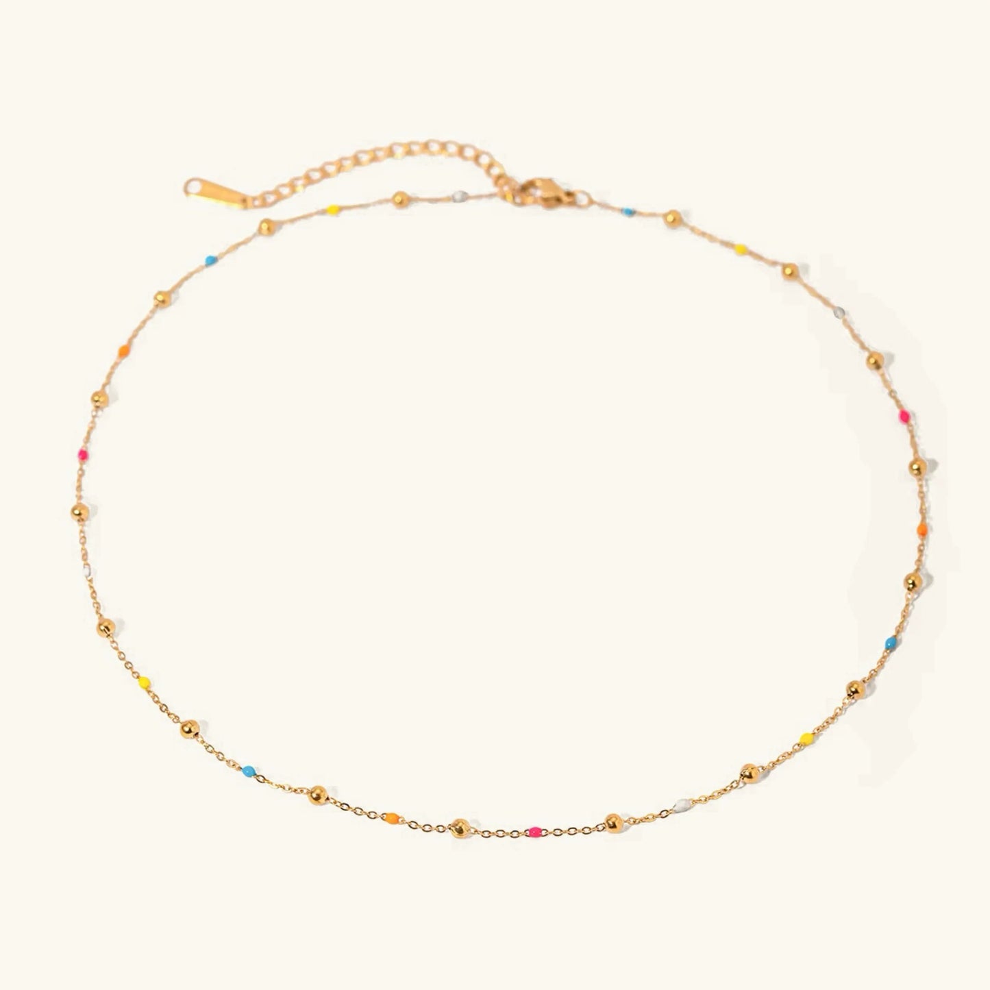 [Royal Vicky]Amphitrite Gold Chain Bead Necklace