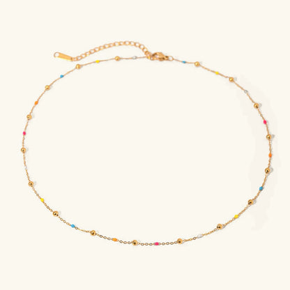 [Royal Vicky]Amphitrite Gold Chain Bead Necklace
