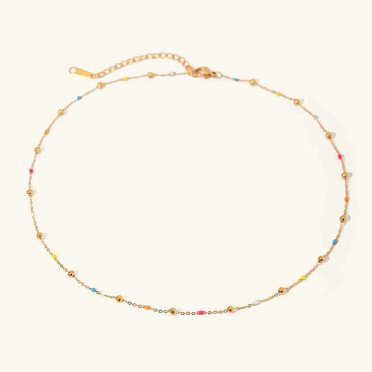 [Royal Vicky]Amphitrite Gold Chain Bead Necklace