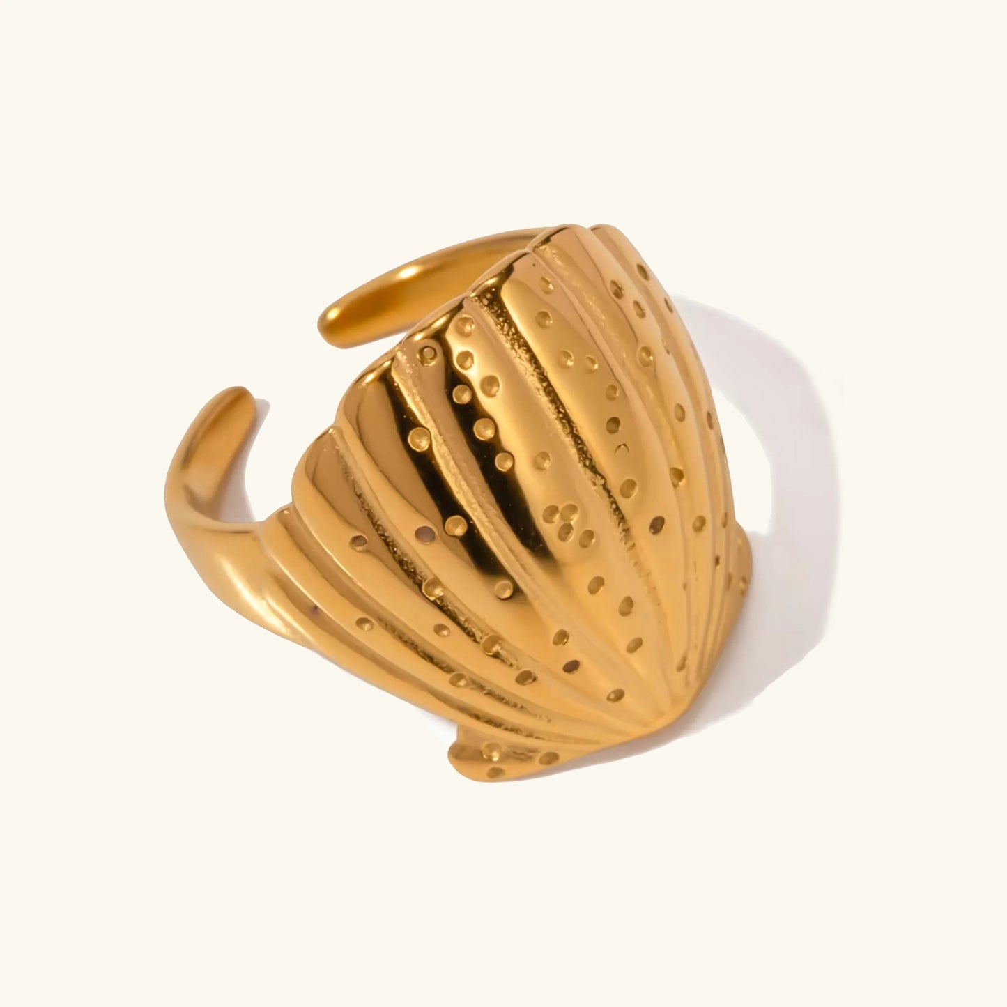 [Royal Vicky]Aloha Gold Seashell Ring