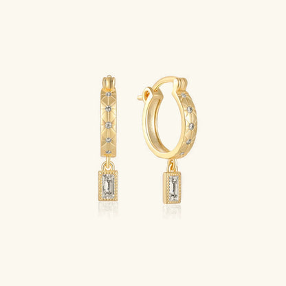 [Royal Vicky]Cassidy Diamond Hoops