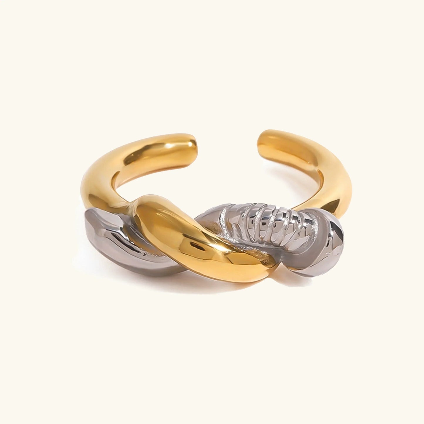 [Royal Vicky]Trinity Twisted Nail Ring