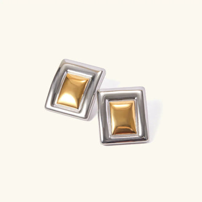 [Royal Vicky]Jocelyn Two Tone Earrings