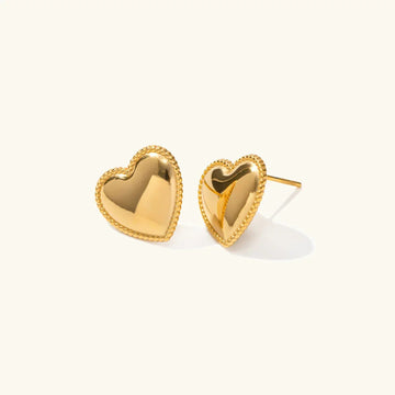 [Royal&Vicky]Ruth Herz-Ohrringe in Gold