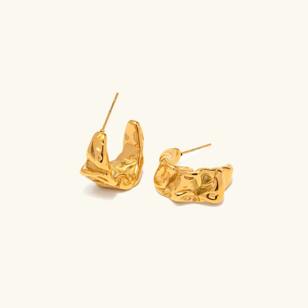 [Royal Vicky]Ashley Gold Earrings