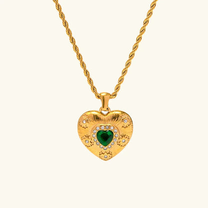 [Royal Vicky]Caelus Gold Heart Necklace