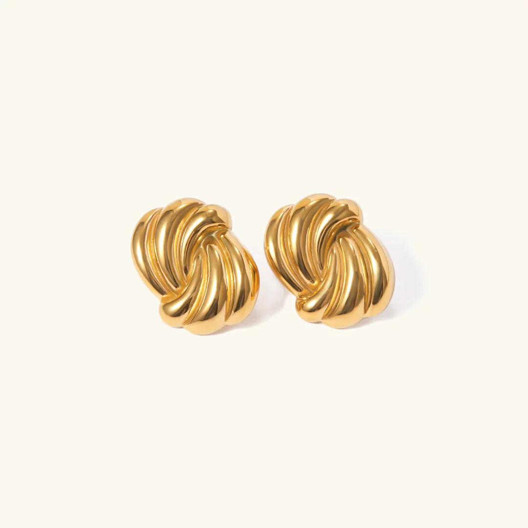[Royal Vicky]Floriana Gold Earrings