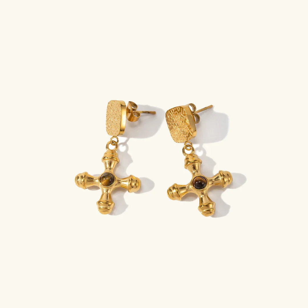 [Royal Vicky]Della Gold Earrings
