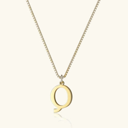 [Royal Vicky]Therese Letter Initial Gold Necklace