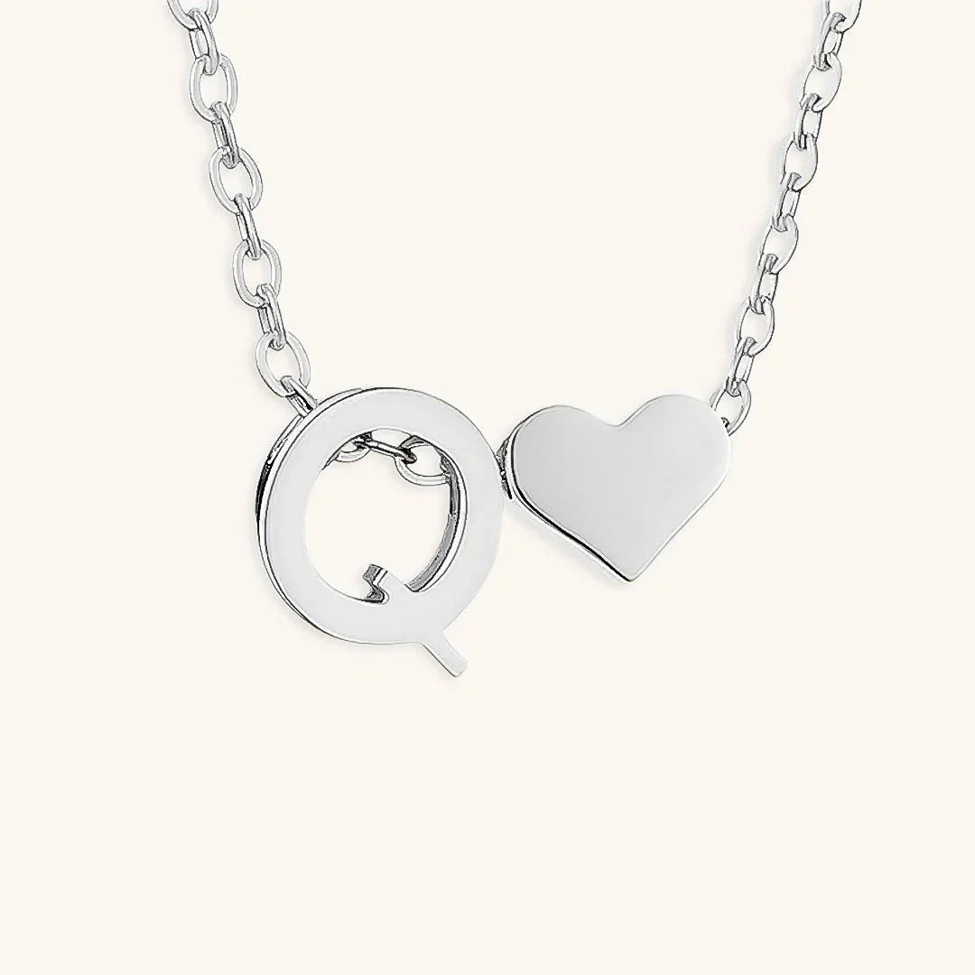 [Royal Vicky]Ria Initial Letter Gold Necklace
