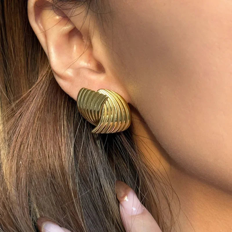 [Royal Vicky]Sonia Gold Earrings