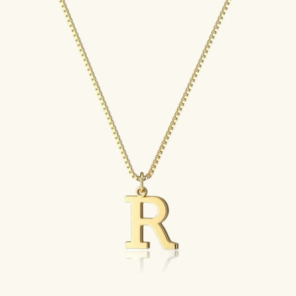 [Royal Vicky]Therese Letter Initial Gold Necklace
