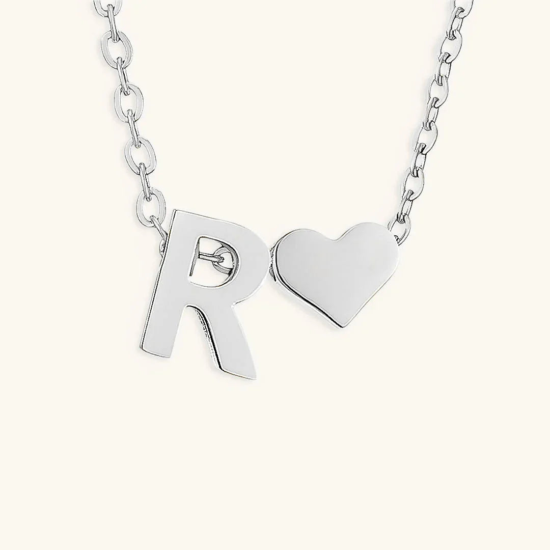 [Royal Vicky]Ria Initial Letter Gold Necklace