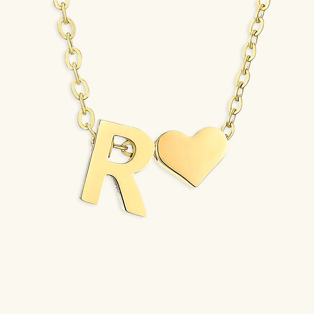[Royal&Vicky]Ria-Anfangsbuchstaben-Goldkette