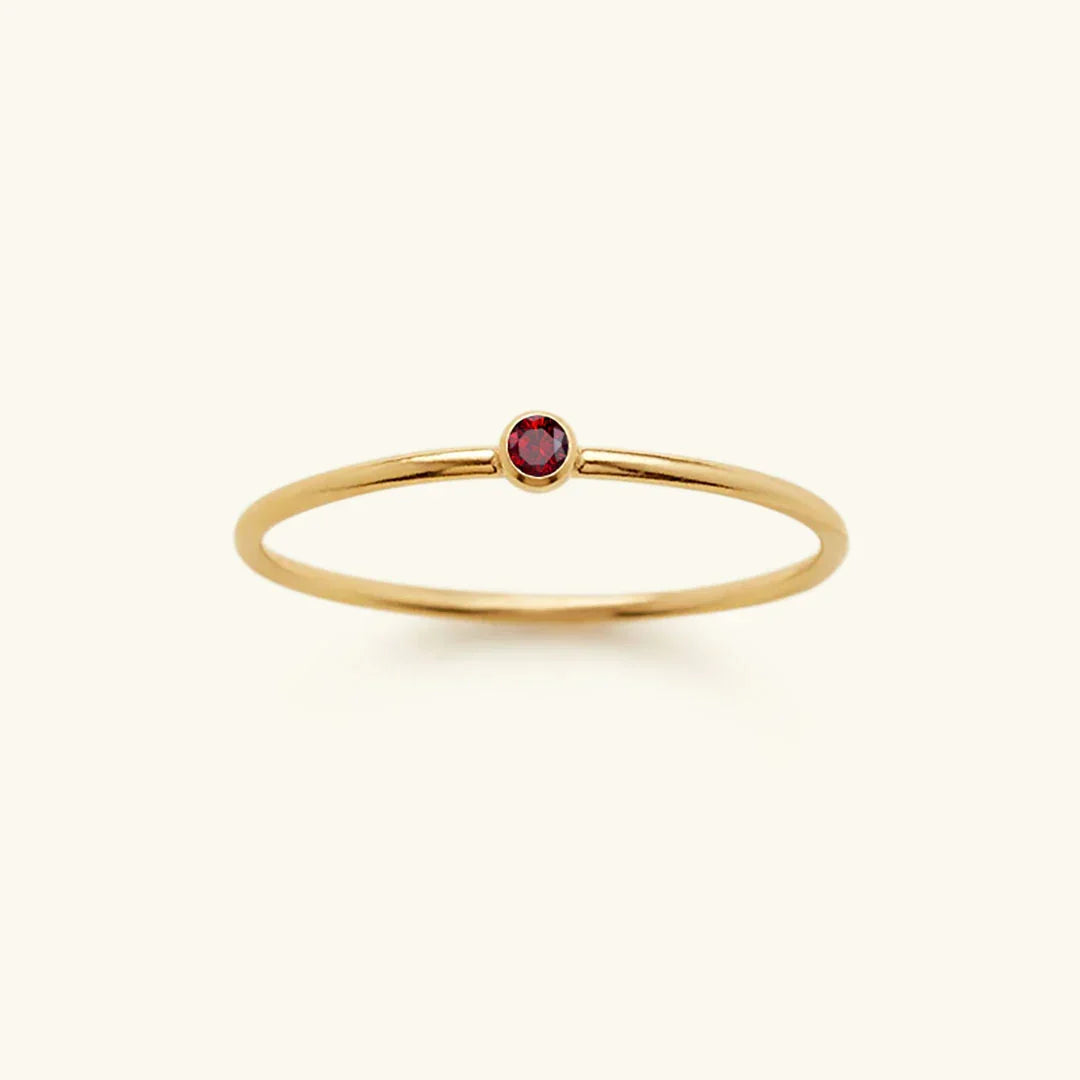 [Royal Vicky]Amelia Birthstone Stacker Ring