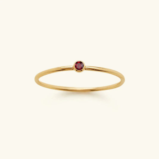 [Royal Vicky]Amelia Birthstone Stacker Ring