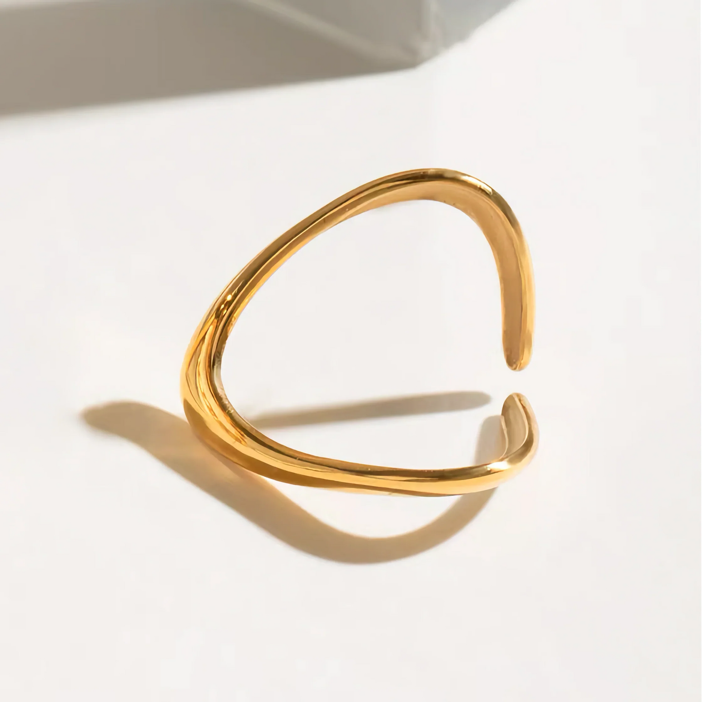[Royal Vicky]Paisley Gold Arc Ring