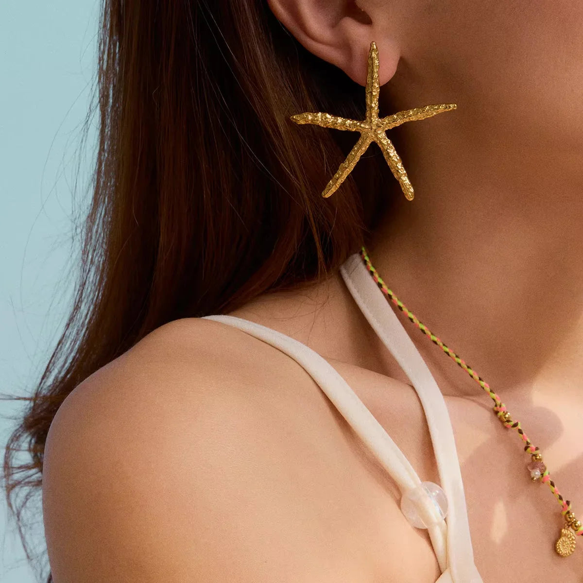 [Royal Vicky]Claudia Gold Starfish Earrings