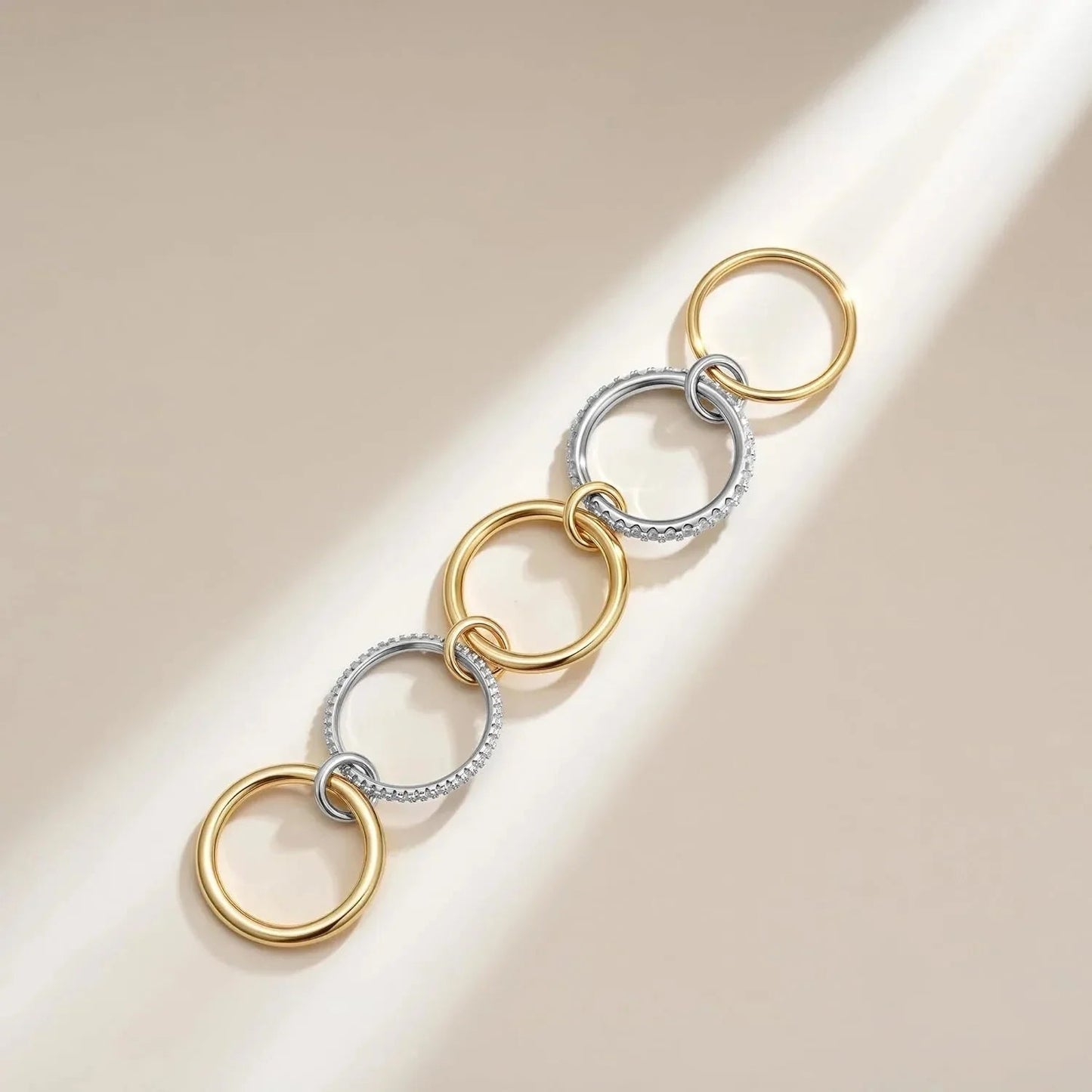 [Royal Vicky]Vera Stacked Diamond Ring