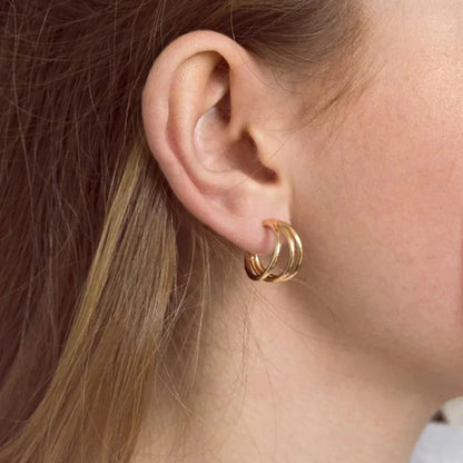 [Royal Vicky]Cradle Gold Earrings