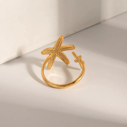 [Royal Vicky]Seastar Gold Starfish Ring