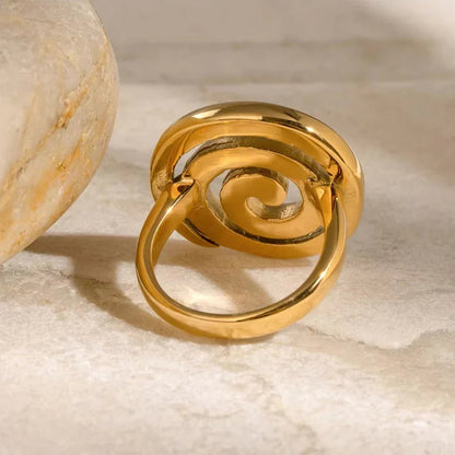 [Royal Vicky]Christy Spiral Gold Ring