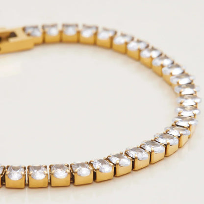 [Royal Vicky]Avaria Oval Cut Tennis Bracelet
