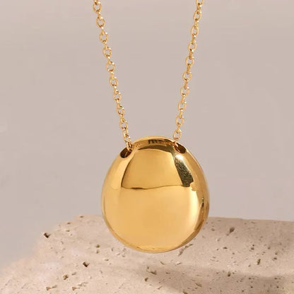 [Royal Vicky]Claribel Gold Dome Necklace