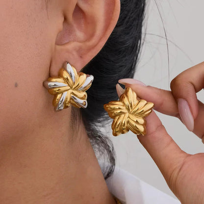 [Royal Vicky]Thymes Gold Star Earrings