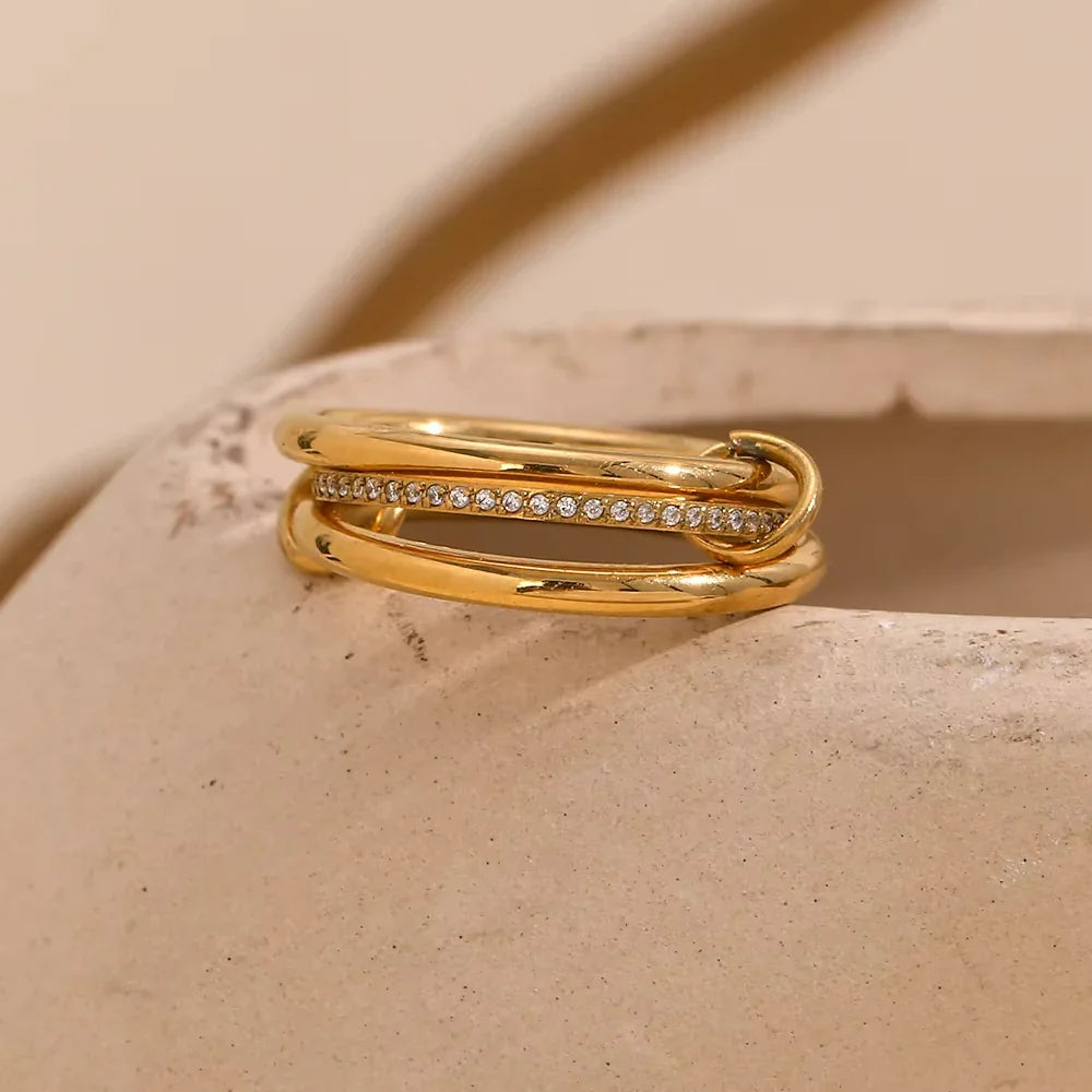 [Royal Vicky]Dara Diamond Ring Stack