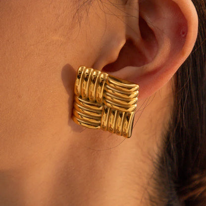 [Royal Vicky]Cindy Gold Earrings