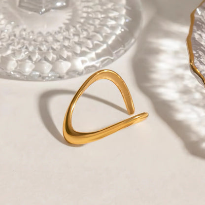 [Royal Vicky]Paisley Gold Arc Ring