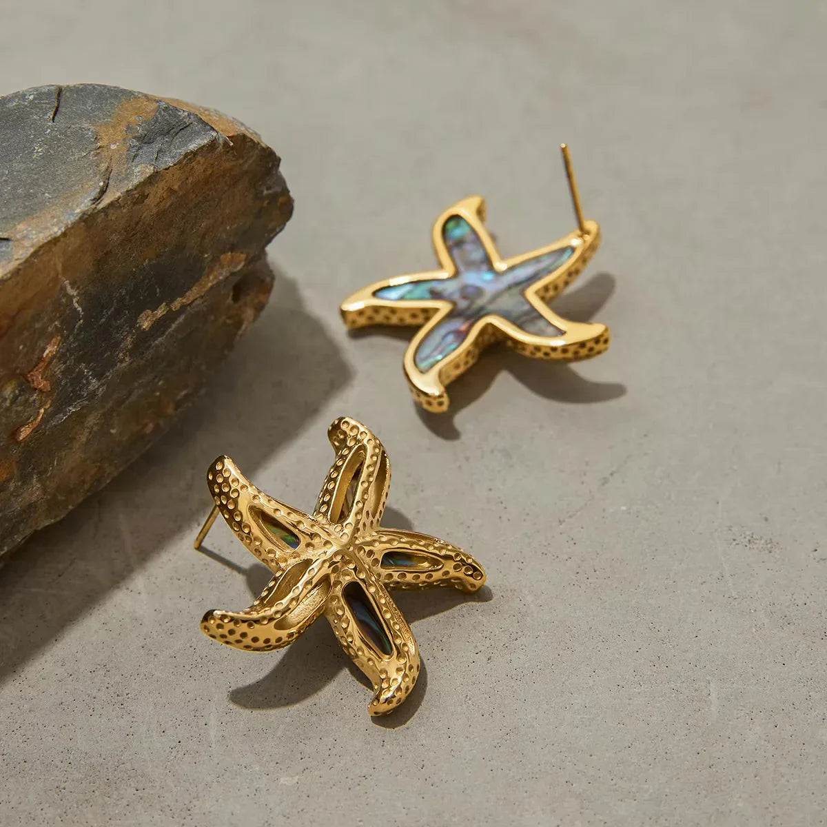 [Royal Vicky]Aquatta Gold Starfish Earrings