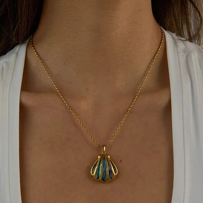 [Royal Vicky]Nixie Gold Seashell Pendant